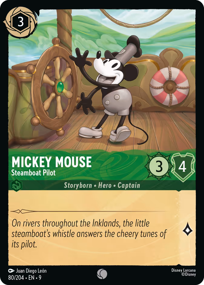 Mickey Mouse - Steamboat Pilot — Fabled 80