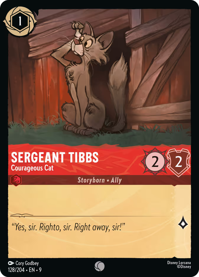 Sergeant Tibbs - Courageous Cat — Fabled 128