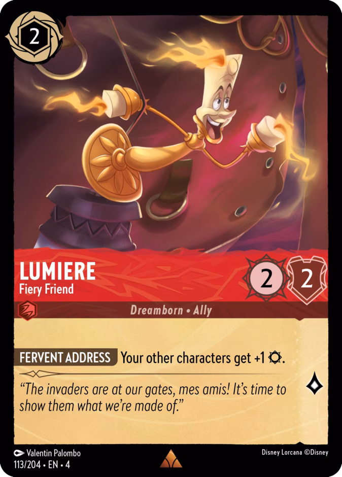 Lumiere - Fiery Friend — Ursula's Return 113
