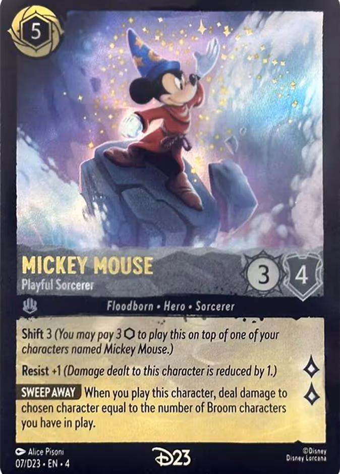 Mickey Mouse - Playful Sorcerer — D23 Collection 7
