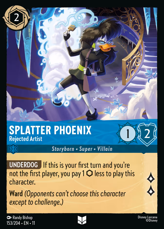 Splatter Phoenix - Rejected Artist — Winterspell 153