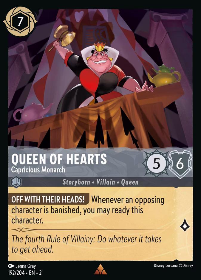 Queen of Hearts - Capricious Monarch — Rise of the Floodborn 192