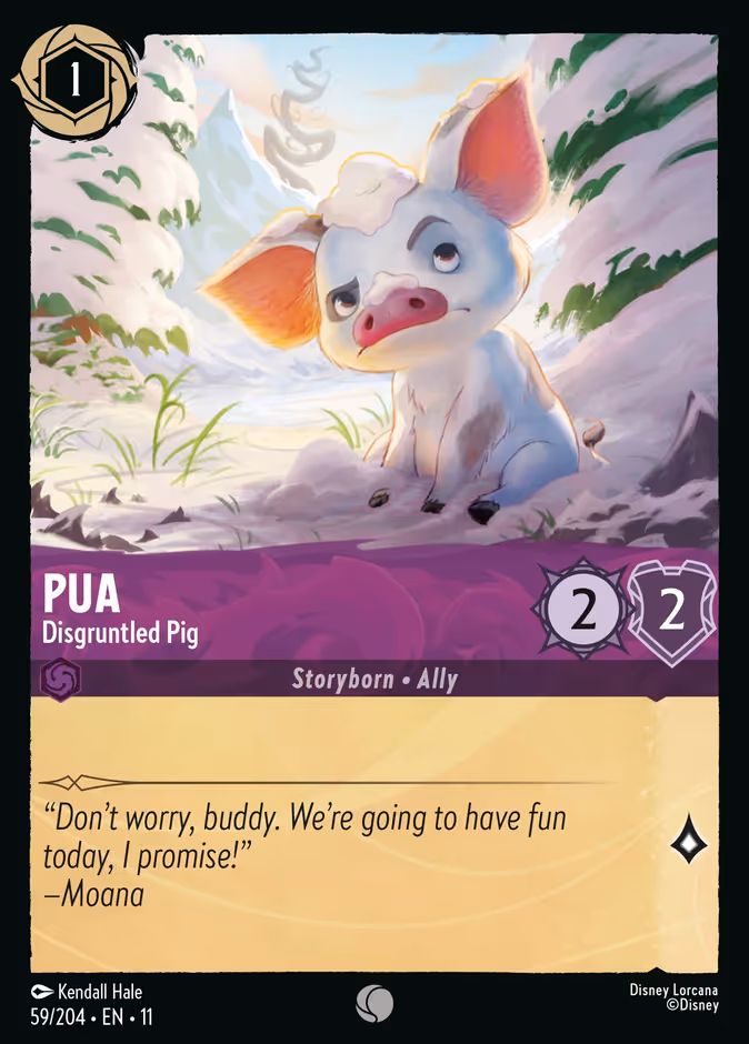 Pua - Disgruntled Pig — Winterspell 59