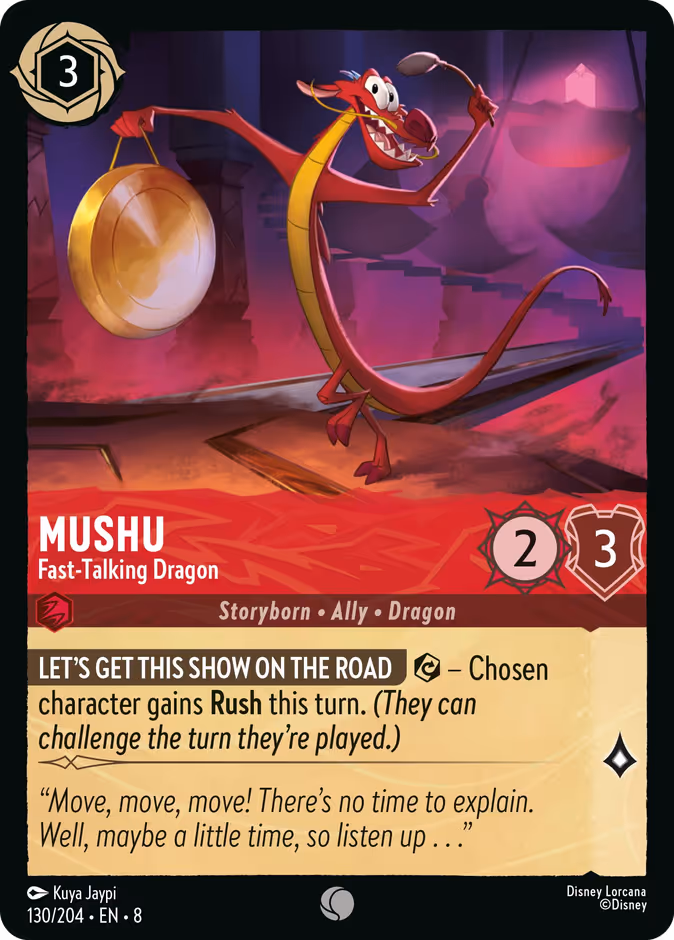 Mushu - Fast-Talking Dragon — Reign of Jafar 130