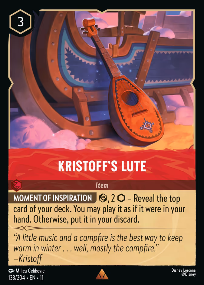 Kristoff's Lute — Winterspell 133