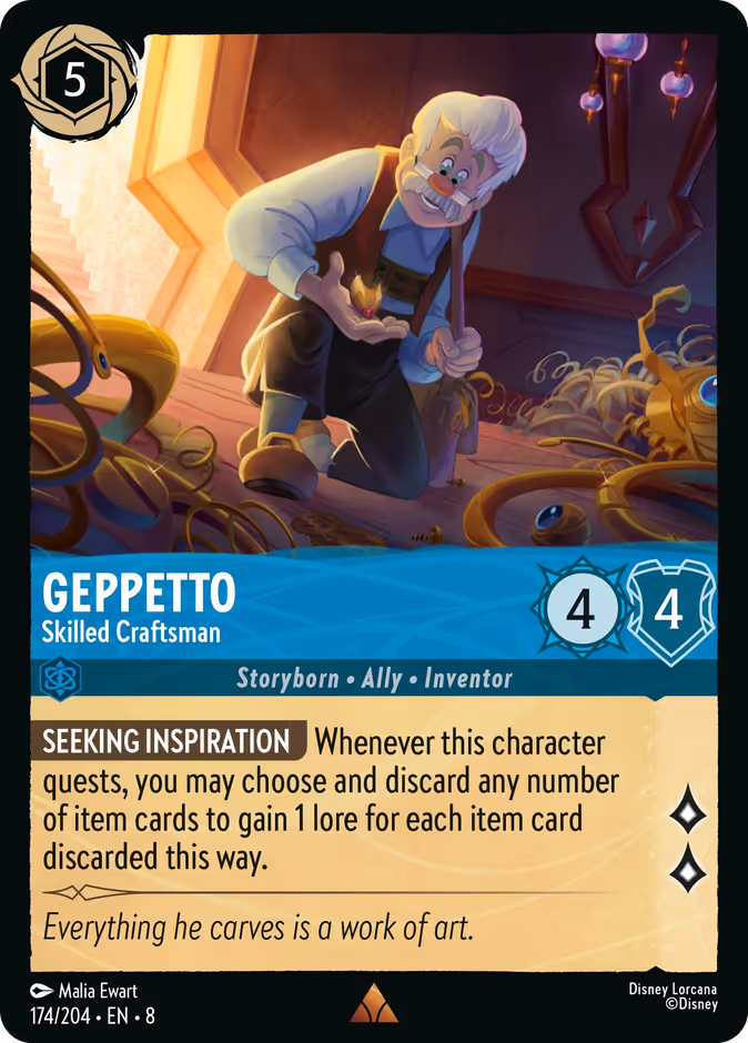 Geppetto - Skilled Craftsman — Reign of Jafar 174