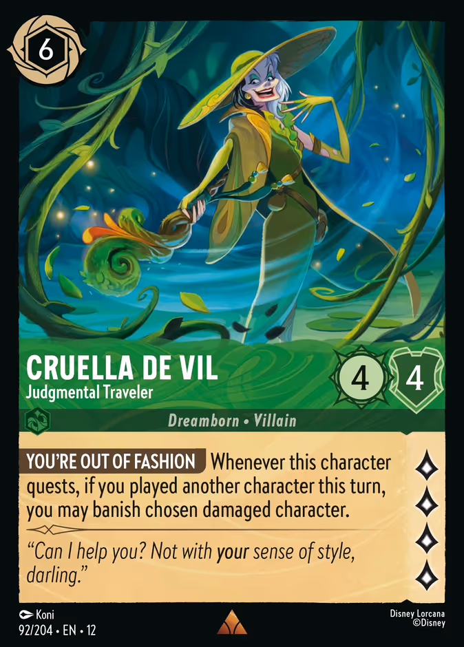 Cruella De Vil - Judgmental Traveler