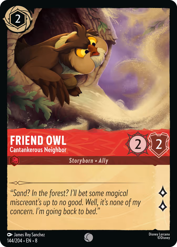 Friend Owl - Cantankerous Neighbor — Reign of Jafar 144