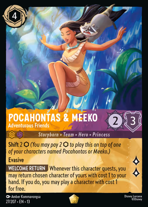 Pocahontas & Meeko - Adventurous Friends