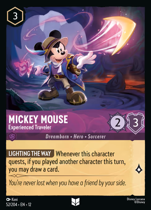 Mickey Mouse - Experienced Traveler