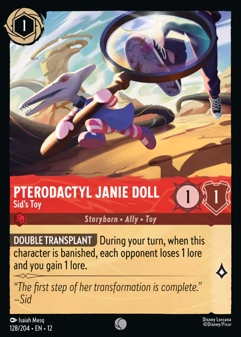 Pterodactyl Janie Doll - Sid's Toy