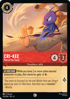 Cri-Kee - Part of the Team