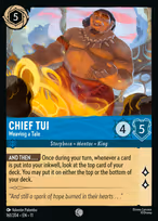 Chief Tui - Weaving a Tale — Winterspell 161