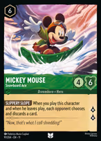 Mickey Mouse - Snowboard Ace — Winterspell 91