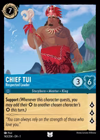 Chief Tui - Respected Leader — The First Chapter 143