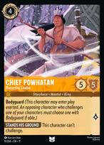 Chief Powhatan - Protective Leader — Winterspell 11