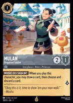 Mulan - Disguised Soldier — Promo Set 3 38