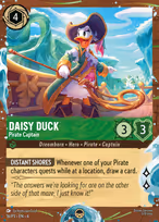 Daisy Duck - Pirate Captain — Promo Set 3 16