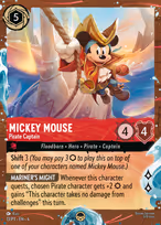 Mickey Mouse - Pirate Captain — Promo Set 3 13