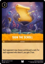 Sign the Scroll — Ursula's Return 30