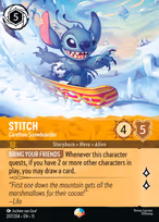 Stitch - Carefree Snowboarder — Winterspell 207