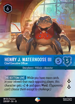 Henry J. Waternoose III - Chief Executive Officer — Attack of the Vine! 220