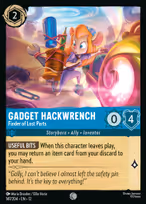 Gadget Hackwrench - Finder of Lost Parts