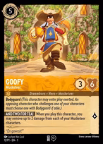 Goofy - Musketeer — Promo Set 1 12