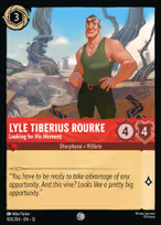 Lyle Tiberius Rourke - Looking for His Moment