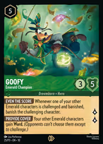 Goofy - Emerald Champion — Promo Set 3 25