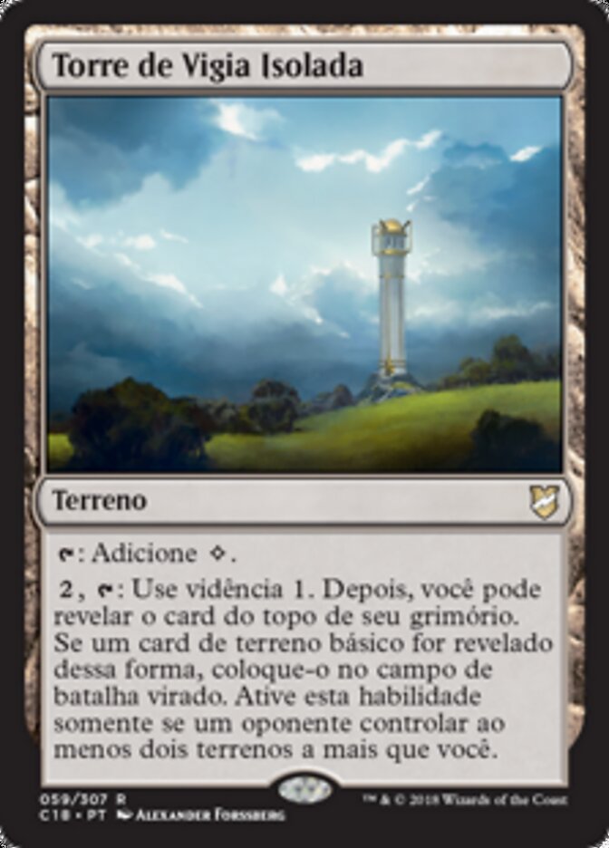 Torre de Vigia Isolada - Commander 2018