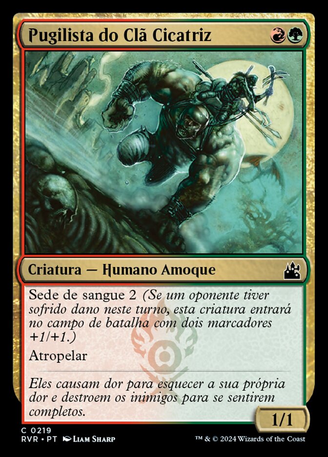 Pugilista do Clã Cicatriz - Ravnica Remastered