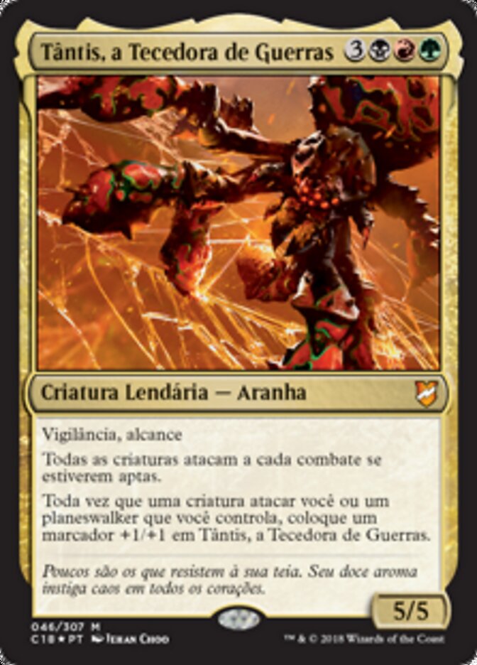 Tântis, a Tecedora de Guerras - Commander 2018