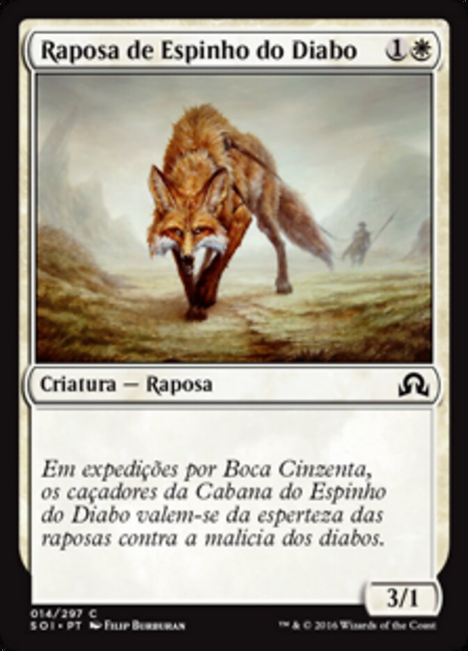 Raposa de Espinho do Diabo - Shadows over Innistrad