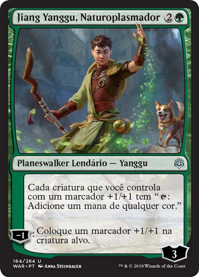 Jiang Yanggu, Naturoplasmador - War of the Spark