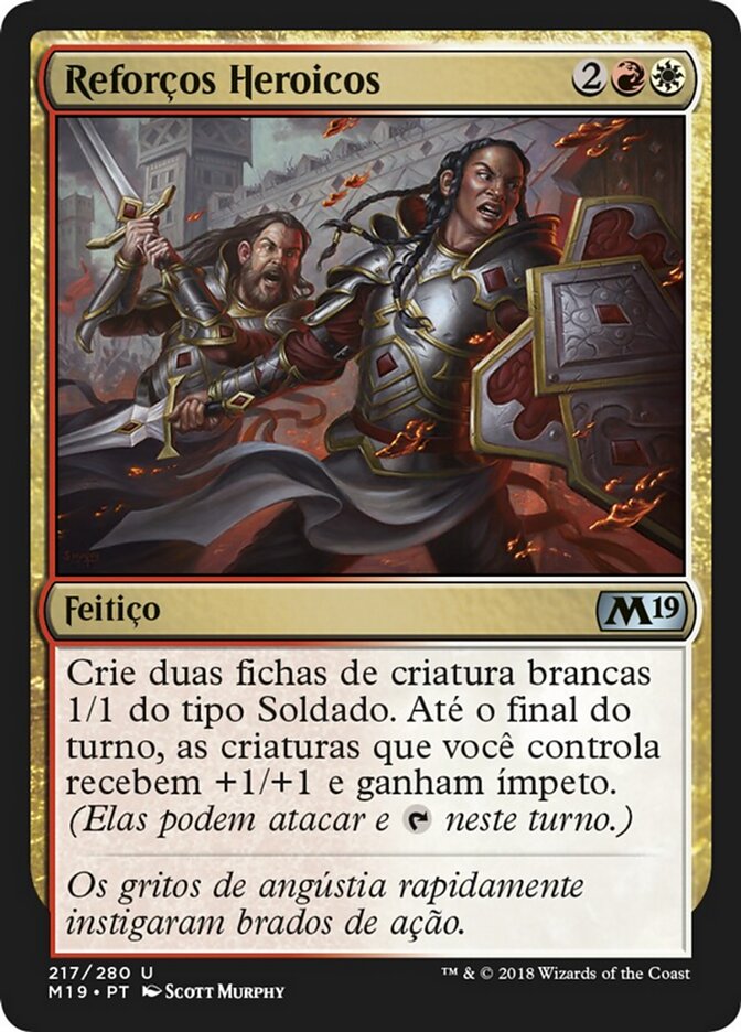 Reforços Heroicos - Core Set 2019