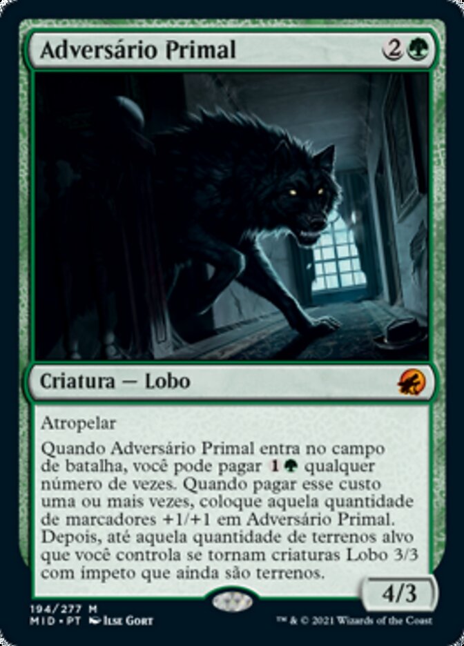 Adversário Primal - Innistrad: Midnight Hunt