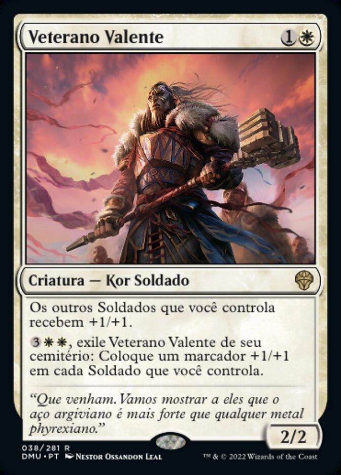 Veterano Valente - Dominaria United