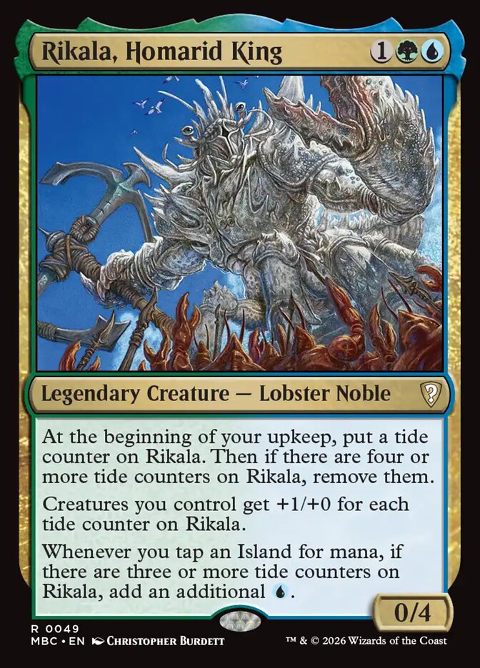 Rikala, Homarid King - Mystery Booster Commander Edition