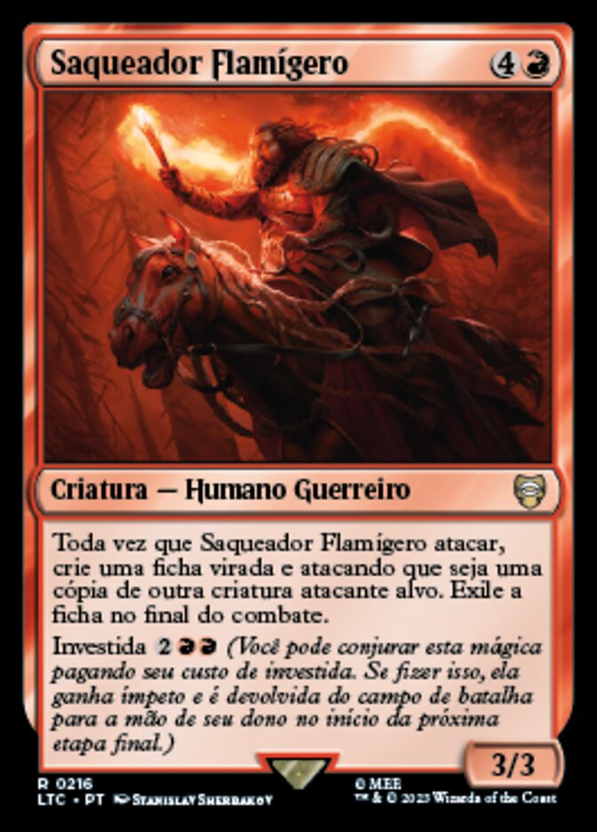 Saqueador Flamígero - Tales of Middle-earth Commander