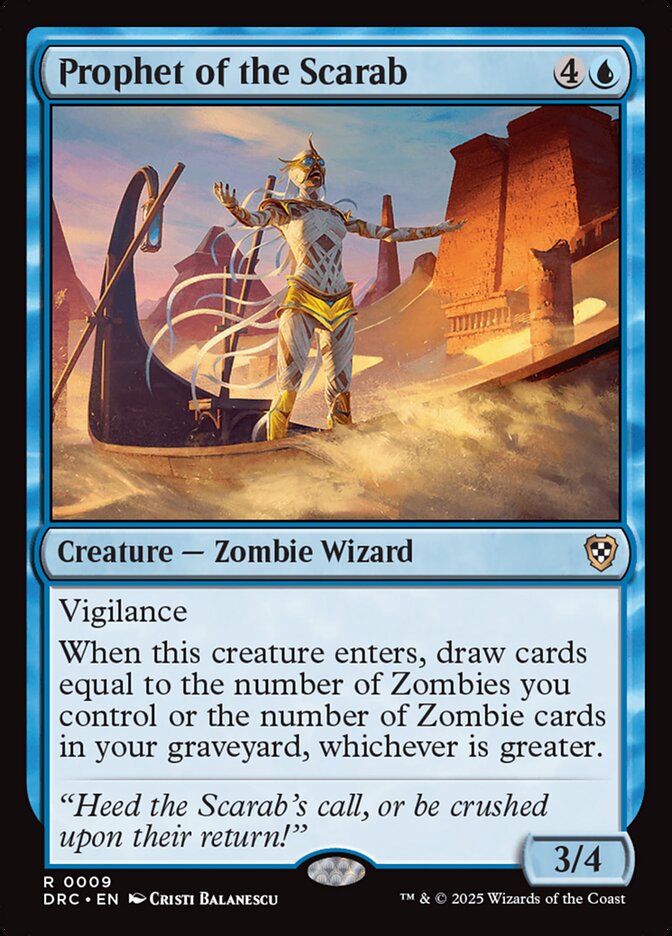 Prophet of the Scarab - Aetherdrift Commander