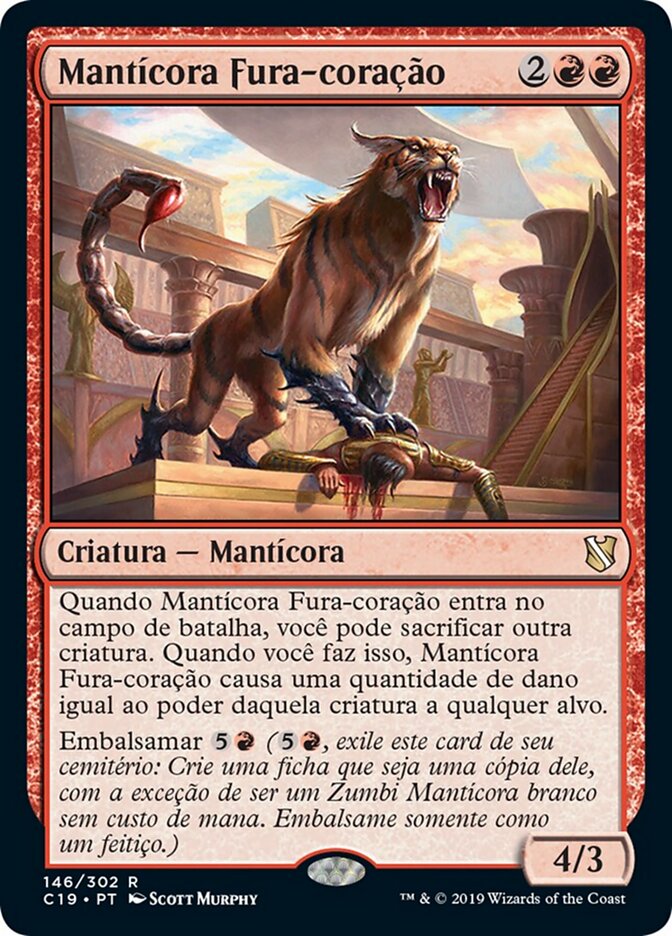 Mantícora Fura-coração - Commander 2019