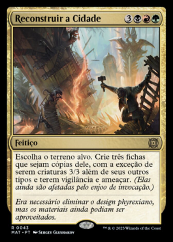 Reconstruir a Cidade - March of the Machine: The Aftermath