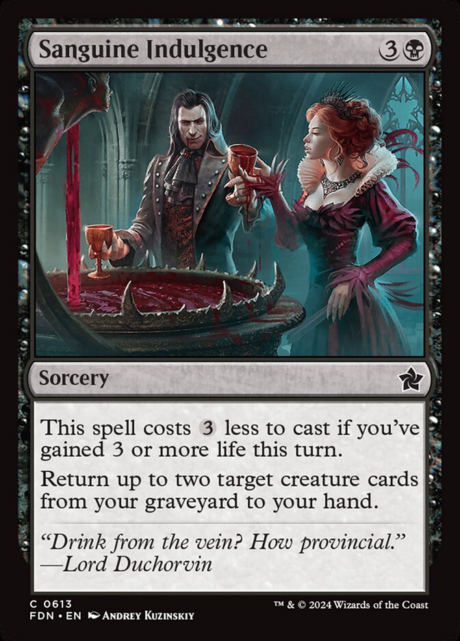 Sanguine Indulgence - Foundations