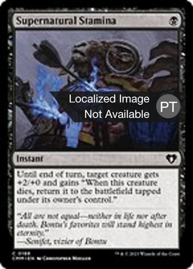 Resistência Sobrenatural - Commander Masters