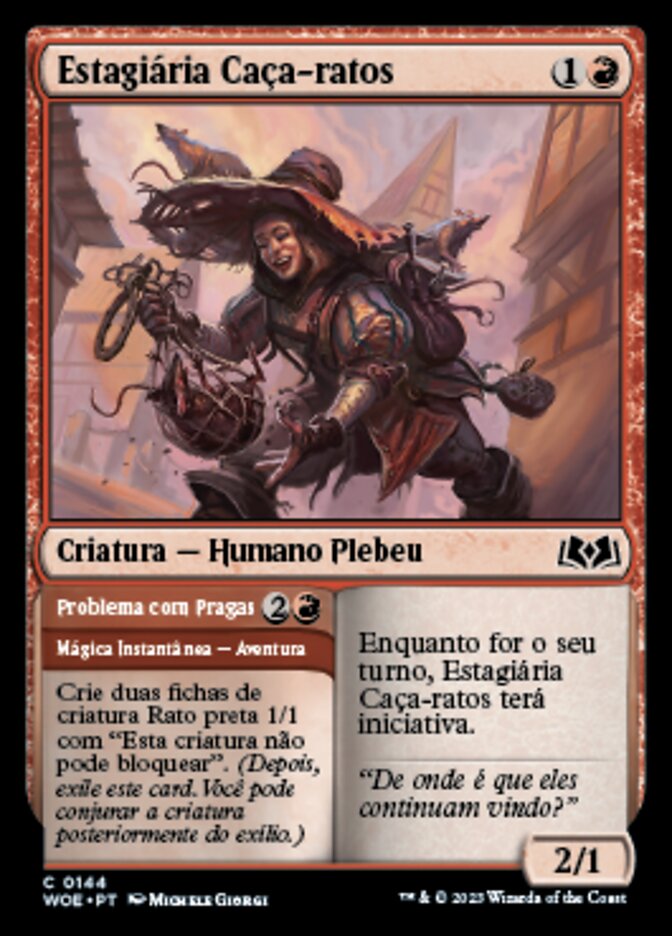 Ratcatcher Trainee // Pest Problem - Wilds of Eldraine