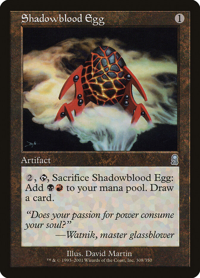 Shadowblood Egg, Odyssey (Divulgação/Wizards of the Coast)