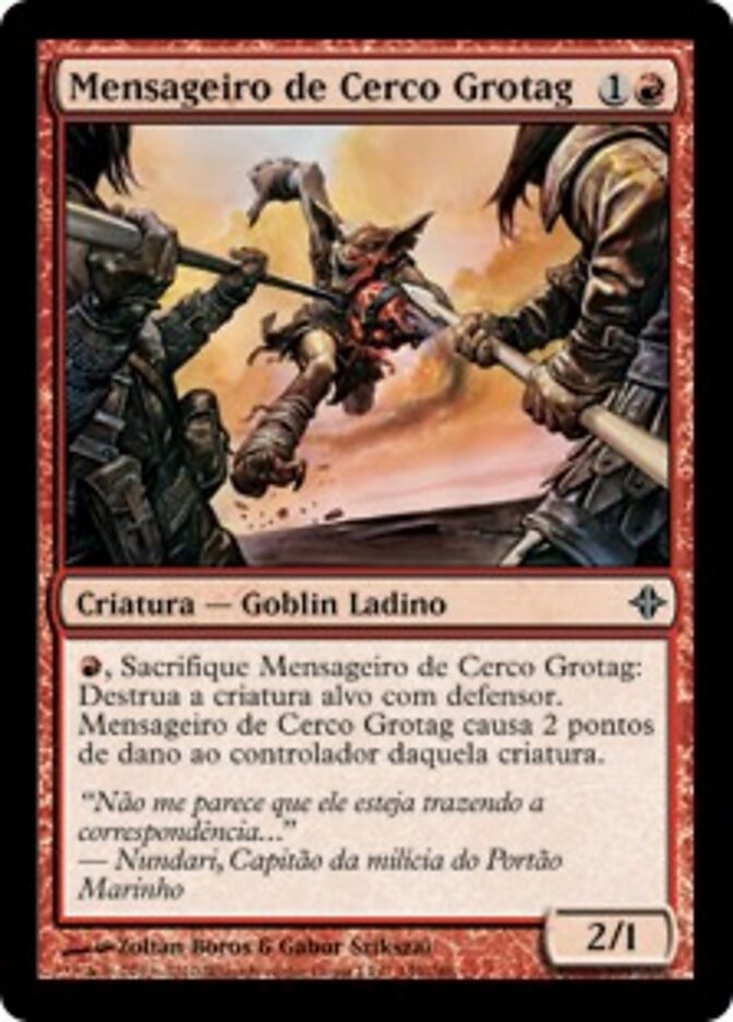 Mensageiro de Cerco Grotag - Rise of the Eldrazi