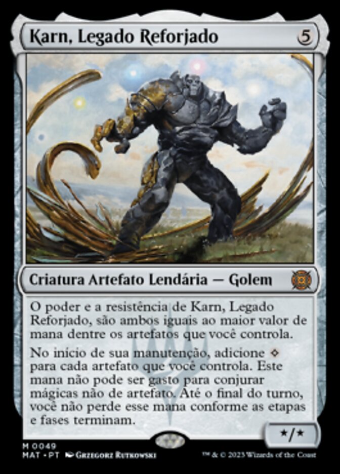 Karn, Legado Reforjado - March of the Machine: The Aftermath