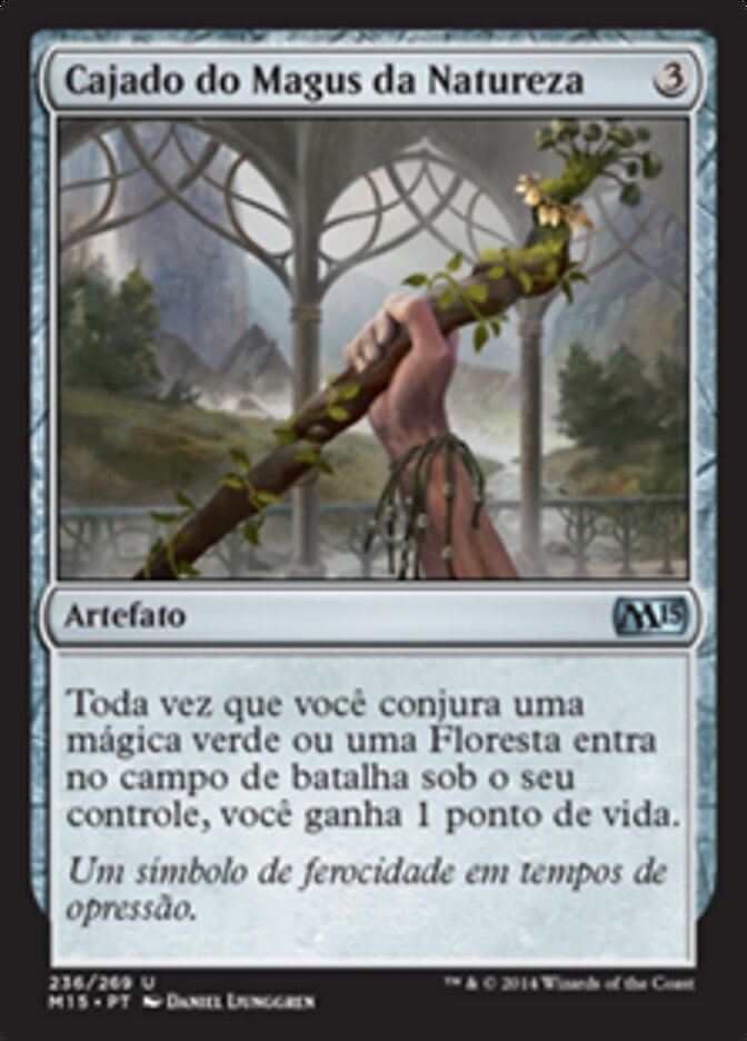 Cajado do Magus da Natureza - Magic 2015